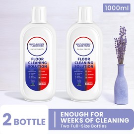 Floor Cleaning Solution Compatible With Tineco iFLOOR Series, FLOOR ONE Series Wet Dry Vacuum Mop, Lavender Scent (2 Bottle / 35.2 OZ)
