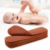Pack of 5 Baby Nappy Liners, Brown, Soft, Washable Cloth