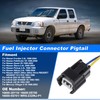 Hihaha 6Pcs Fuel Injector Wiring Harness for Nissan Frontier 2000-2002