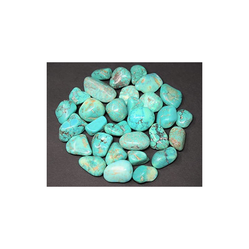 Pachamama Essentials Turquoise Howlite Tumbled - Healing Stone - Crystal