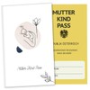 Olgs 3 Piece Mother Child Passport Cover Austria Modern Lineart