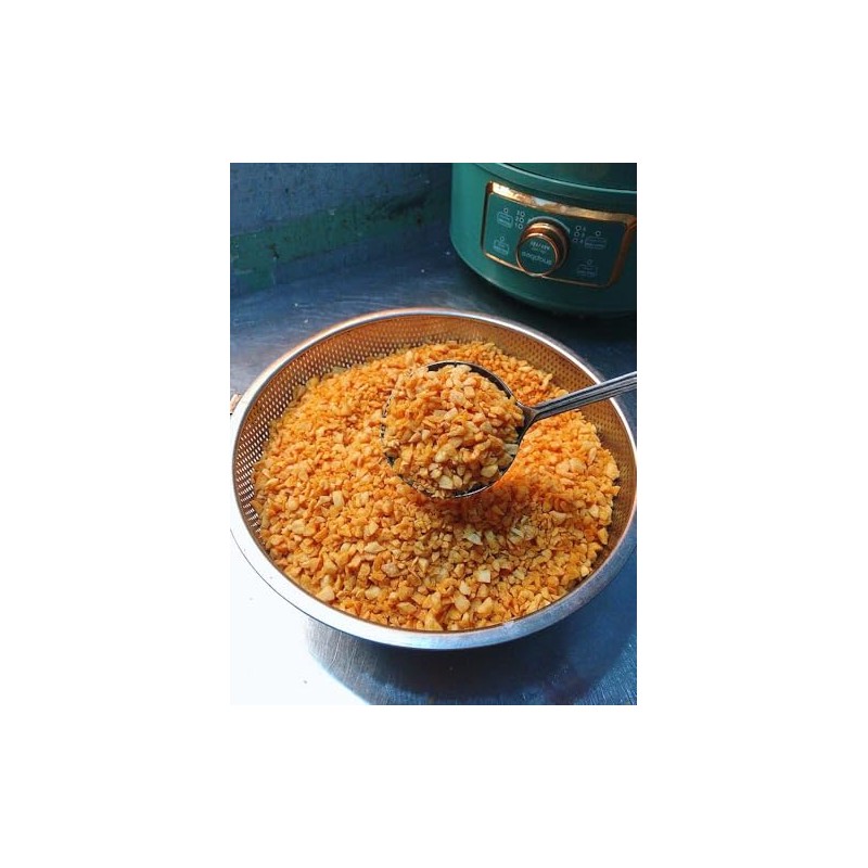 2.2 lbs Crispy Golden-Brown Fried Garlic Chunks for Seasoning| Versatile