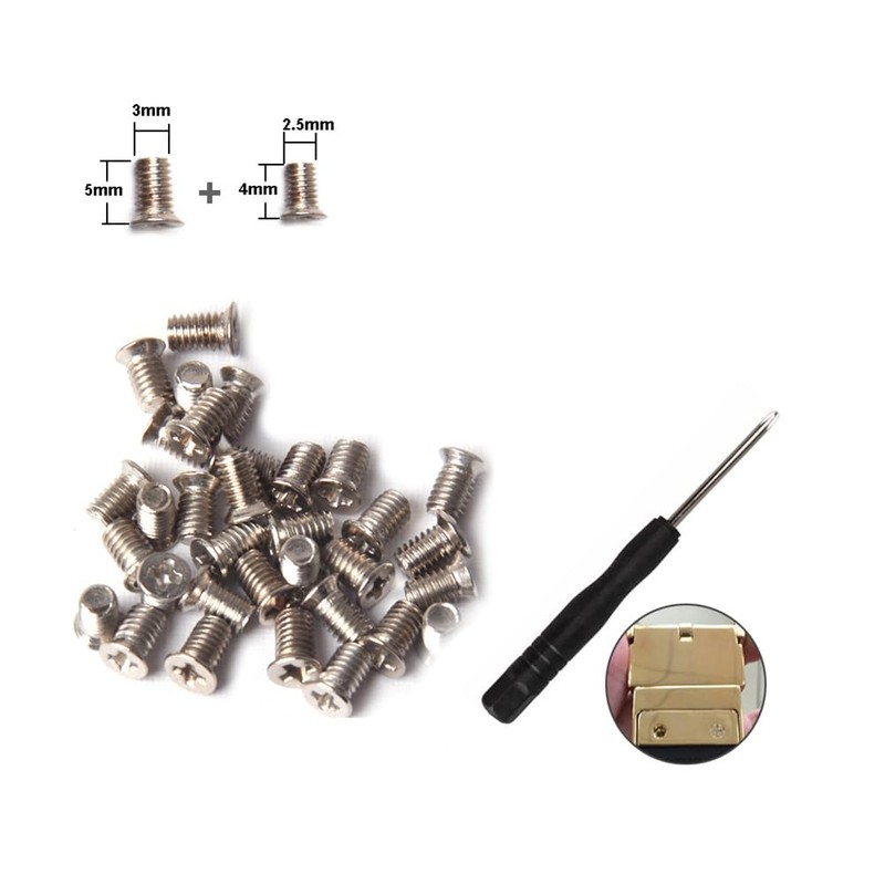 Phillips Flat Head Screws, Leather Accessories for DIY Belt Buckle