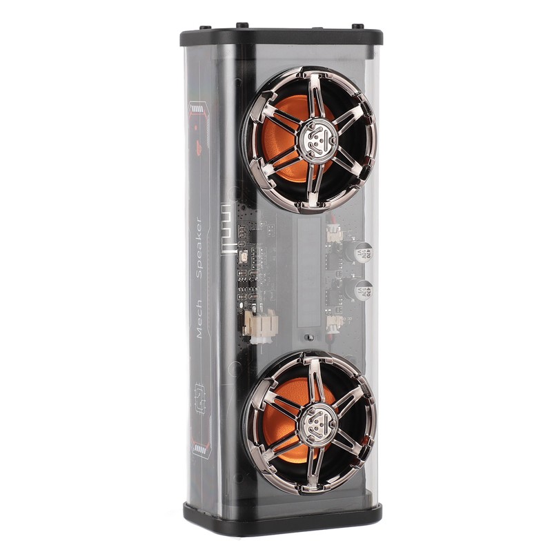 Transparent Bluetooth Speaker 2x5W Subwoofer Portable Wireless Bluetooth 5.3 Speakers