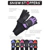 SnowStoppers Kids Ski & Snowboard Gloves (Purple, Large (10-14 Years))