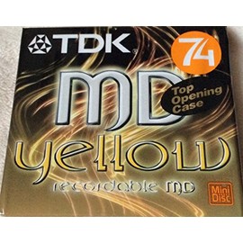 TDK Minidisc Yellow 74 MIN