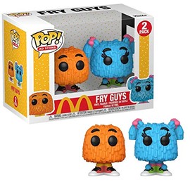Funko Pop! Ad Icons: McDonald's - 2 Pack Fry Guy (Orange & Blue)