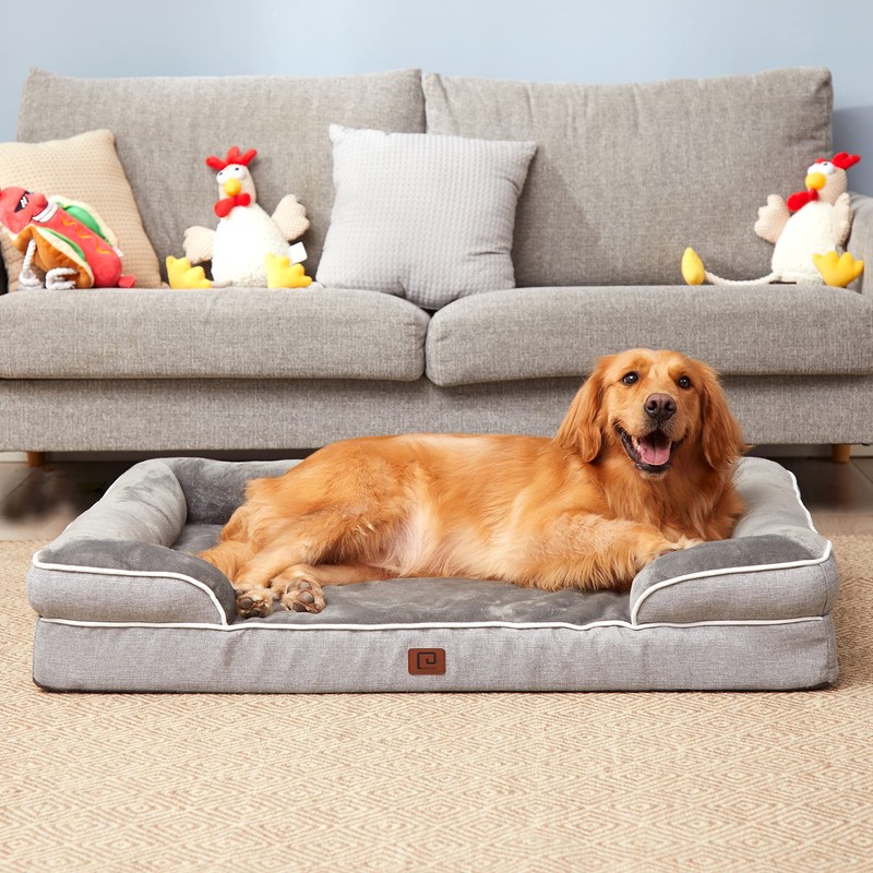 EHEYCIGA Orthopedic Dog Beds Large Sized Dog, Waterproof Memory Foam