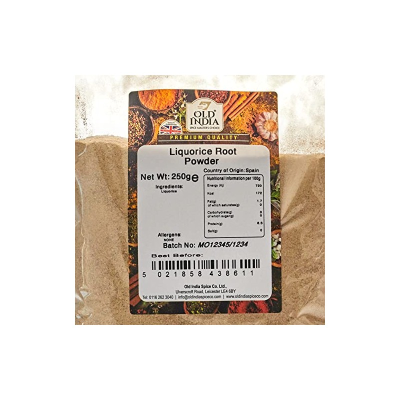 Old India Liquorice Root Powder 250g