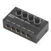 4 Channel Mixer Black Ultra Low Noise 4 Channel Compact