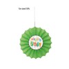 Unique Green Fan Dots Birthday Party Hanging Party Decoration Lime