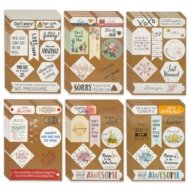 Pack of 270 Gift Tags Labels Tags Printed in Different Designs Tags in Different Shapes for Gifts Wedding Birthday Christmas Anniversary Many Occasions