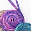 Boethesi 1 Pair shoelace for Sneakers,Starry Sky Tie Dye Multi