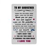 Father's Day Cards for Godfather- Goddad Birthday Proposal Gift-Christmas Xmas