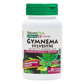 Natures Plus Natures Plus Herbal Actives Gymnema Sylvestre - 300 mg - Ayurvedic Botanical Supplement - 60 Vegan Capsules (60 Servings)