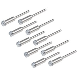 sourcing map Cut-off Wheel Screw Mandrels 2.35mm Shank Diameter Cutting Disc Holder for Compatible Rotary Tools 10 Pcs