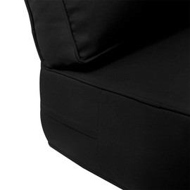 DBM IMPORTS AD109 Pipe Trim Small 23x24x6 Deep Seat Back Cushion Slip Cover Set