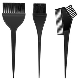 Kit aplicador de color de cabello profesional de 3 piezas, juego de pinceles de tinte para teñir y teñir