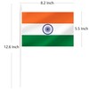 Yamiuo India Mini Flag, 12 Pack Indian Hand Held Small