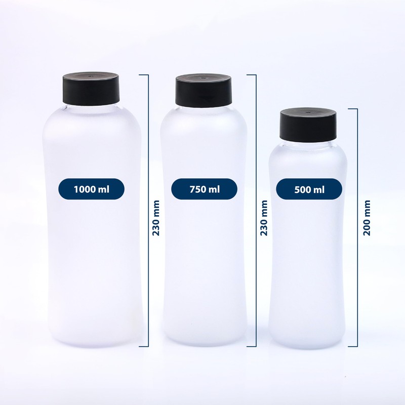 Flaschenfreude Tritan Drinking Bottle 500 ml 750 ml 1000 ml