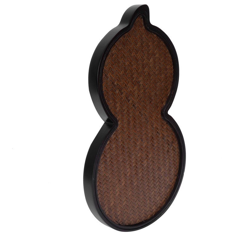 Mat Surface Bamboo Small Tea Tray Tea Plate for Teawares