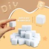 QUTHZZHY White Dice Blank 50 Pieces, White Dice 16 mm,