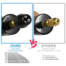 Ginobili Electric Resin Drill Set Multi- Pin Vise Hand Drill Resin Supplies for Resin,Wood, Jewelry, Plastic