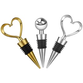 Wine Stopper Wine Bottle Stopper Wine Stoppers Reusable Wine Saver Preserver Keep Fresh Wine Bottle Stoppers for Champagne Cava Prosecco Sparkling Wine Beverage