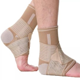 Neotech 네오테크 케어 조절식 발목 지지대(베이지 XL 사이즈 1켤레) [Grey] Neotech Care Adjustable Ankle Support (Beige XL Size 1 Pair) [Grey]