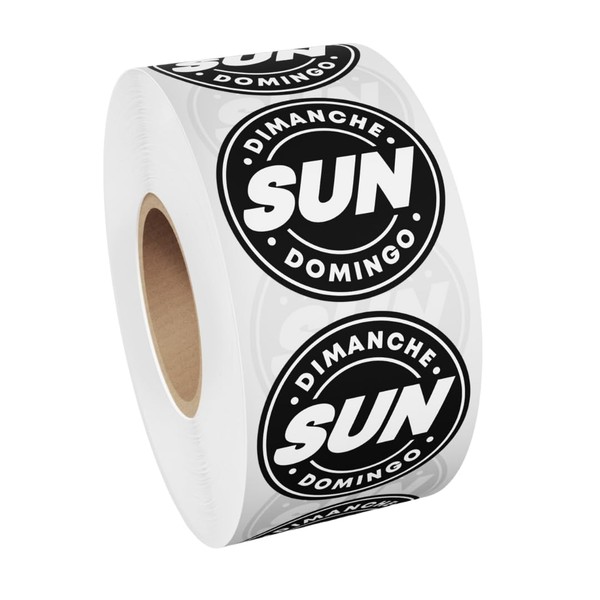 MESS Day of The Week Stickers – Sunday Expiration Date