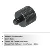 sourcing map Microphone Stand Adapter M8 Female to M6 Male