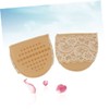 Healeved 6pairs Invisible Lace Forefoot Cushions of High Heel Pads