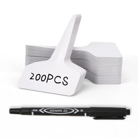 Plant Labels,200pcs Plant Tags,Plant Garden Markers Signs,Garden Labels Outdoor Waterproof Stakes,4 Inch Plastic Plant Labels for Seedlings,Gardening Supplies,Greenhouse Accessories,Plant Nursery