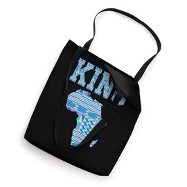 African King Art For Men Boys Afro Kente Cloth African Print Tote Bag