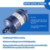 BOJACK Refrigerant Filter Drier Bi-Flow Liquid Line SFK-083S 3/8" Sweat