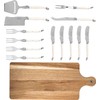 French Home 14 Piece Laguiole Cheese Serving Set with Wood
