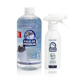 Das Blaue Wunder Kalk-Ex Premium with Device Protection & Additive Booster | Descaler Concentrate | Extra Strong and Gentle | Very Economical | Bathroom Kitchen Appliances (1, 1000 ml)