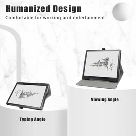 LiuShan Compatible with BOOX Tab Ultra case,BOOX Tab Ultra C Pro case,PU Leather Slim Folding Stand Cover for 10.3" BOOX Tab Ultra/BOOX Tab Ultra C Pro/BOOX Tab Ultra C ePaper Tablet,Black