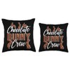 Chocolate Bunny Crew Chocolate Bunny Throw Pillow