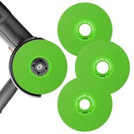 4 Pcs Glass Cutting Discs 4.5 Inch (100 * 22.23mm), Discos para Cortar Ceramica, Ultra-Thin Tile Grinder Blade Disc, Diamond Saw Blades for Angle Grinder/Ceramic/Marble/Grinding Jade/Crystal