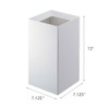 YAMAZAKI Home Tower Trash Can - Modern Garbage Waste Basket