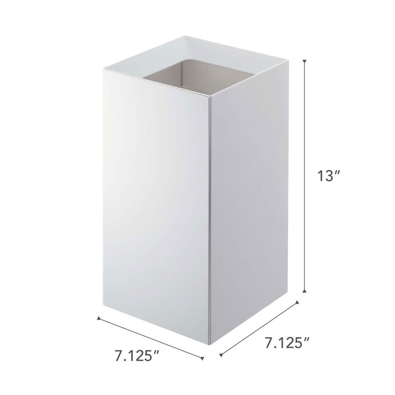 YAMAZAKI Home Tower Trash Can - Modern Garbage Waste Basket