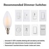 OPALRAY C35 2W (25W Incandescent Equivalent) Torpedo Tip Candelabra LED