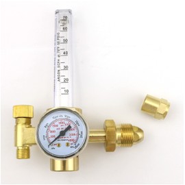 WeldingCity Light-to-Medium Duty Flowmeter Regulator Victor Style HRF 1425 (0781-2723) CGA 580 for Argon And Argon/CO2 Mix (UL Listed)