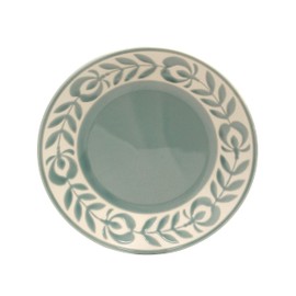 New Beach Cafe Series Flower Spelling Reverses 7.0 Plate, 1 Piece