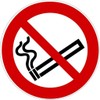 Smoking Prohibited Stickers, Diameter 7 cm, No Smoking Stickers, Pack