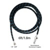 SAGUD Airbrush Hose 1.8 Meter Braided Rubber Hose with Standard