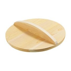 Elegant Craft AKB02036 Thick Sawara Wood Lid for 14.2 inches (36 cm), Sawara Wood, Made in Japan
