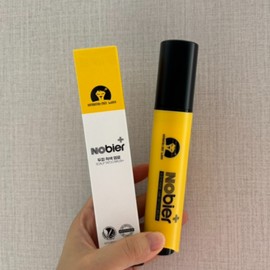 Nobier Scalp Tattoo Black Puff Dyeing Hairline Shadow Waterproof, Black, 1 Piece / Nobier 노비어 두피타투 흑채 퍼프 염색 헤어 라인 쉐도우 워터프루프, 블랙, 1개