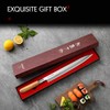 HEZHEN 300mm Sashimi Knife,Forged Steel Sushi Yanagiba Knife, Sushi Slicing,